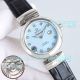 Swiss Copy Omega De Ville Ladymatic 34mm Leather Strap Gradient Blue Dial Watch (7)_th.jpg